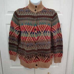 Lauren Ralph Lauren Vintage Southwestern Aztec  Cardigan
